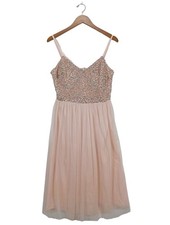 JAKE*S Trägerkleid Damen Kleid Gr. DE 42 nude-silberfarben Elegant