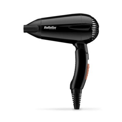 BaByliss Travel Dry 2000 Haartrockner 2000W kompakt, klappbar, Schwarz