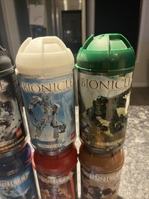 Bionicle Metru Set of 6 : 8601 8602 8603 8604 8605 8606 w/Canisters & 2 Manuals