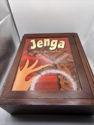 Jenga Vintage Game Collection 99% COMPLETE Parker Brothers 2009 Stacking