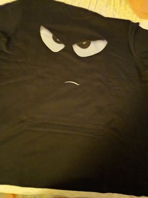 mens size 42-44 glaring eyes shirt