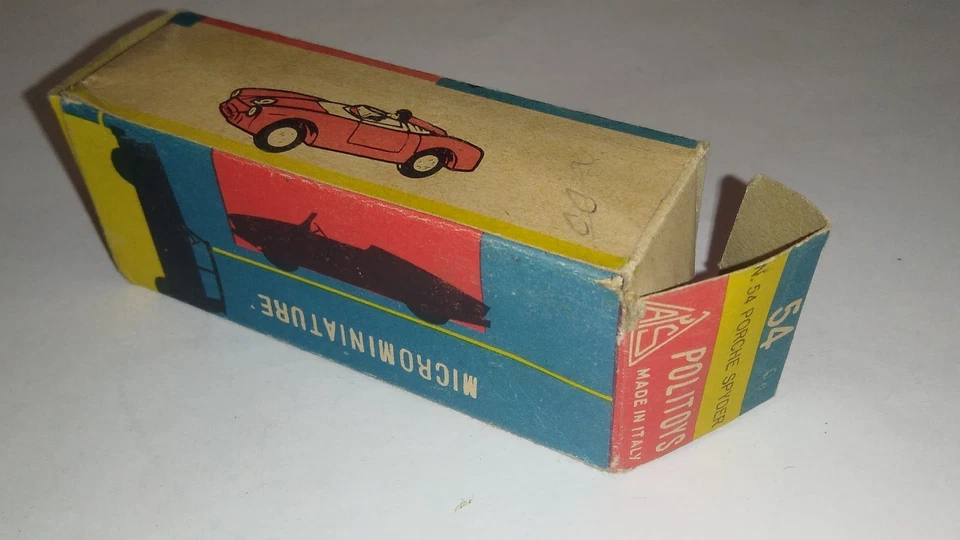 Politoys porsche sport spyder  1/41  -  plastica APS - # 54 - Immagine 4 di 4