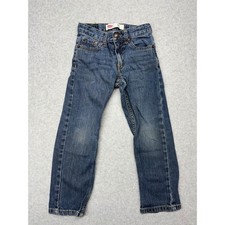 Kids Levi's 511 Slim Fit Blue Denim Jeans Pants Size 5 Reg
