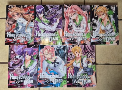 Highschool of the Dead | Band 1-7 (komplett) | Manga | Schwarz/Weiß