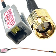 Auto KFZ Antennen Adapter GT5 (M) Stecker auf SMA (M) Stecker Kabel GSM GPS DAB
