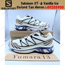 Salomon XT-6 Vanilla Ice Oxford Tan Heron L49...