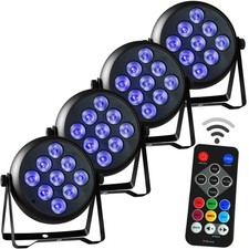 QUATTRO - CFX Compar36 RGBW Par can incluso telecomando wireless CONSEGNA IL GIORNO SUCCESSIVO