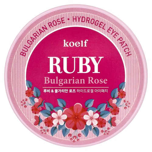 Ruby Bulgarian Rose, Hydrogel Eye Patch, 60 Patches