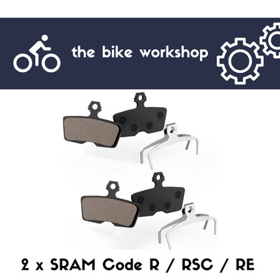 2 x SRAM Code R / RS / RSC / G2 RE / Guide RE / Semi Metallic Bremsbeläge