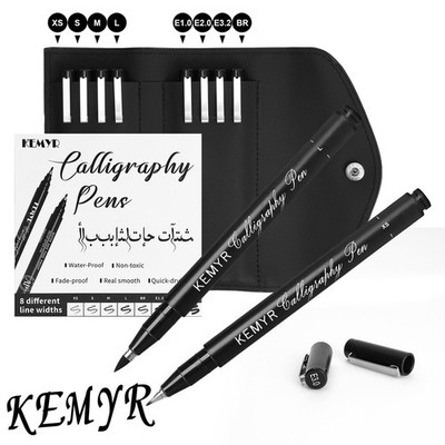 8 Micro Fine liner Drawing Art Pens Calligraphy Pens XS-E3.0 Size Black Art s...