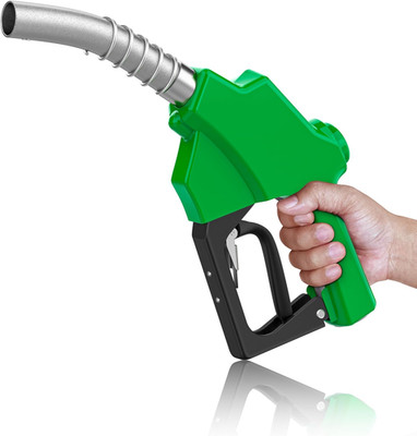 1''NPT Green Automatic Shut-Off Fuel Nozzle, Diesel Gas Pump Nozzles Max Flow Rat