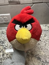 Angry Birds Plush Red Bird Toy Stuffed Animal 8" Commonwealth 2010