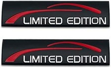 2pcs 3d Metal Limited Edition Logo Car Lid Trunk Luxury Emblem For Vehicleblack 2pcs 3d Metal Limited Edition Logo Car Lid Trunk Luxury Emblem For Vehicleblack