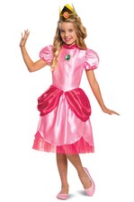 Brand New Super Mario Brothers 2020 Princess Peach Classic Child Costume