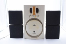 Vintage 3D Power Woofer LS-880 Speaker System 4 Satellite Speakers  Subwoofer