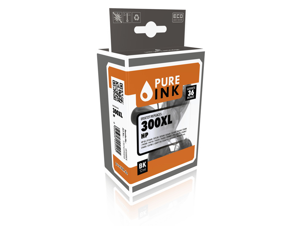 PureINK HP300BKXL BLK Druckerpatrone 30584101 5090₽