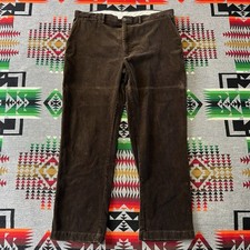 Polo Ralph Lauren Andrew Corduroy Pants Mens 40x32 Brown Preppy Vintage 90s A1