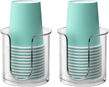 Bathroom Cup Dispenser,Small Disposable Paper Cup Holder,Compact Mouthwash Cups
