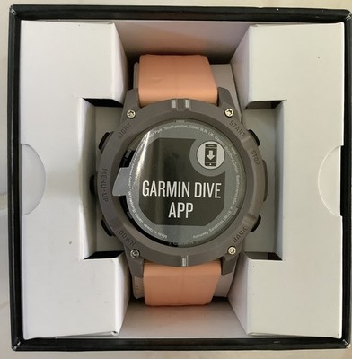 Garmin Descent G2 AMOLED GPS Diving Watch Paloma and Shell Pink  010-02986-01