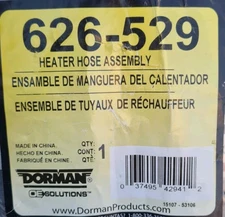 2010 TOWN AND COUNTRY GRAND CARAVAN  HVAC HEATER HOSE ASSEMBLY KIT 626-314HP 