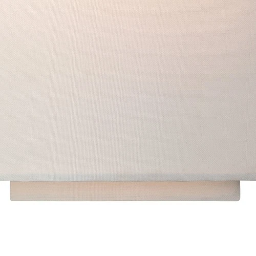 Vaxcel Lighting W0224 Brass Burnaby 1-Light Wall Sconce With White Fabric Shade - Picture 2 of 5