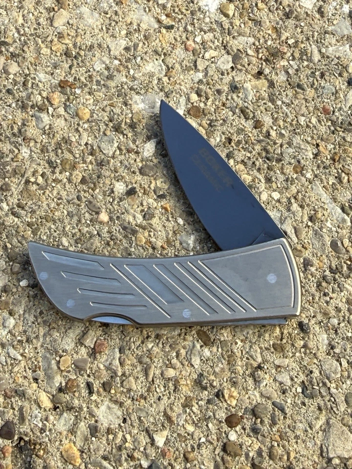 Cuchillo Plegable Boker Cerámica y Titanio, NUEVO en Caja, Hecho en Alemania Foto 2 de 4
