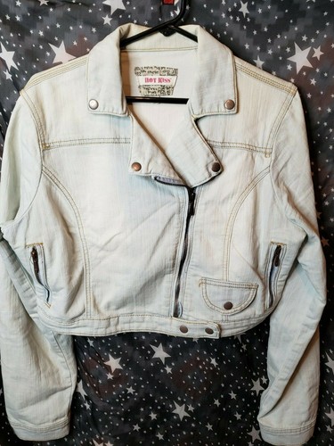 Hot Kiss Jean Jacket 80s Retro 