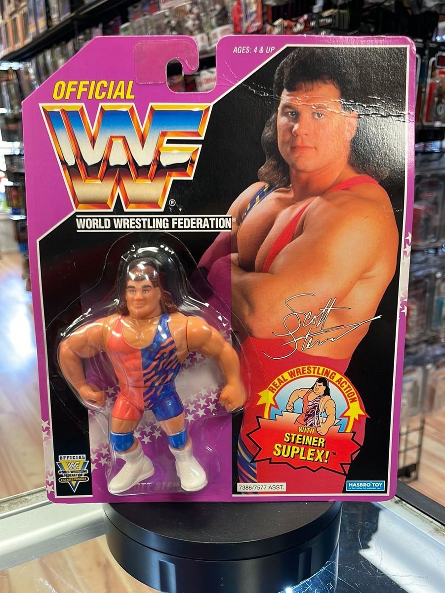 Scott Steiner Series 10 (WWE WWF, Vintage Hasbro)**American Card