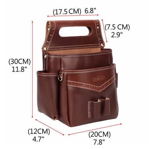 Leather Cartridges Bag Shells Holder Case Trap Shooting Ammo Storage Carry Pouch - Picture 3 of 24