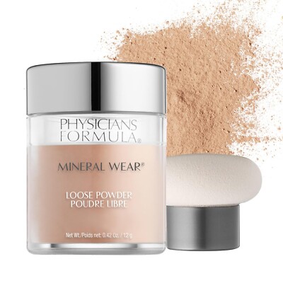 (CHOICE of Color) Physicians Formula Mineral Wear Talc-Free Loose Powder NeW