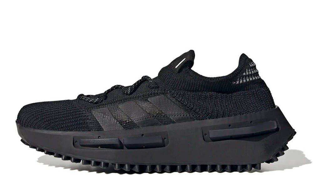 Men's adidas Originals NMD S1 Trainers Rare Triple Black FZ6381