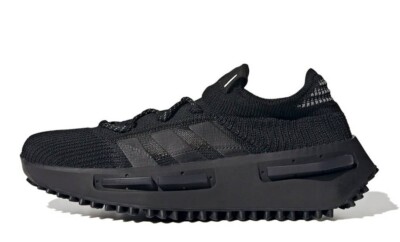 Herren Adidas Originals NMD S1 Turnschuhe selten dreifach schwarz FZ6381 UVP £150