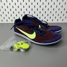 Nike Zoom Rival Bordeaux Lime Blast Mujer Picos Talla 8.5 907567-600