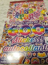 Lisa Frank Sticker Book Over 600 Stickers 5 Sheets Rainbow Unicorn