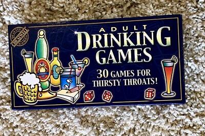 Adult Drinking Games 30 Games For Thirsty Throats Cheatwell Games Unused In Box