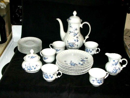 Vintage 6 Dinner Sets, Baveria Porcelian Germany 22 pcs