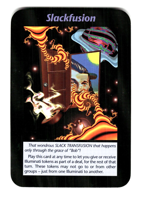 Slackfusion Card SubGenius INWO Illuminati New World Order Game | eBay