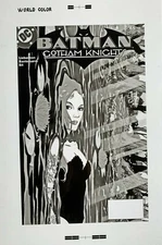 Production Art BATMAN GOTHAM KNIGHTS #65 cover, CLIFF CHIANG art, 11x17