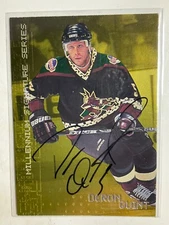 1999-00 ITG Be A Player Millennium Signature Series Gold Deron Quint #192 Auto