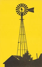 Postcard Aeromotor Windmill
