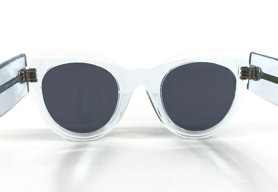 Celine Sunglasses CL40008I 86V Transparent Blue Round Frames  display picture 3