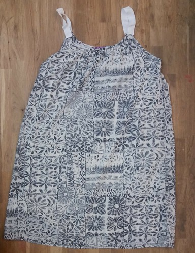 Aqua Girls' Floral Print Dress, Black/White , Size S, MSRP $68. - Picture 4 of 5