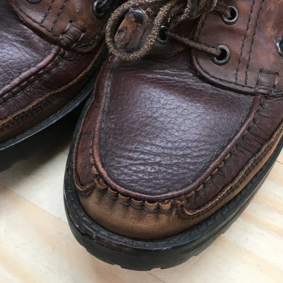 Zapatos Cole Haan Para Hombres 7 Anchos Barco Marrón Con Cordones Parte Superior Baja Cómodos Informales Puntera Redonda Foto 4 de 4