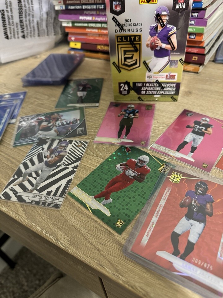 JUSTIN JEFFERSON 2024 Donruss Elite Razzle Dazzle CASE HIT SSP VIKINGS