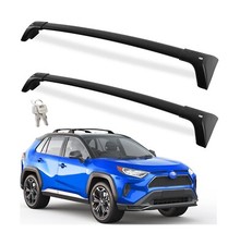 Lockable Roof Rack Cross Bars 260lbs Compatible with 2019-2025 Toyota RAV4, A...