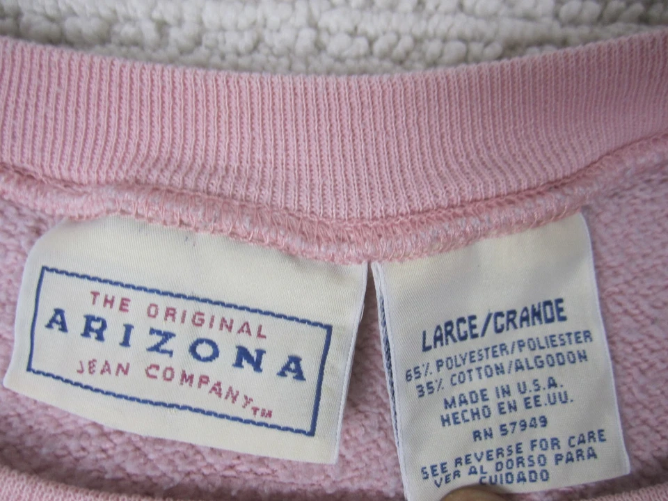 De Colección Arizona Jeans Co Sudadera Mujer Grande Rosa Internacional Esquí Nórdico EE. UU. Foto 4 de 4