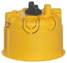 Legrand Batibox Yellow Plastic Back Box, NF, IP00, Drylining Mount, 1 Gangs, 67 