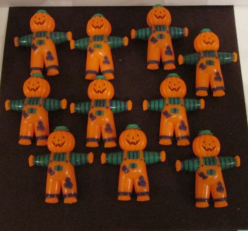 10 Halloween Fall Pumpkin SCARECROW Blow Mold String Light Covers