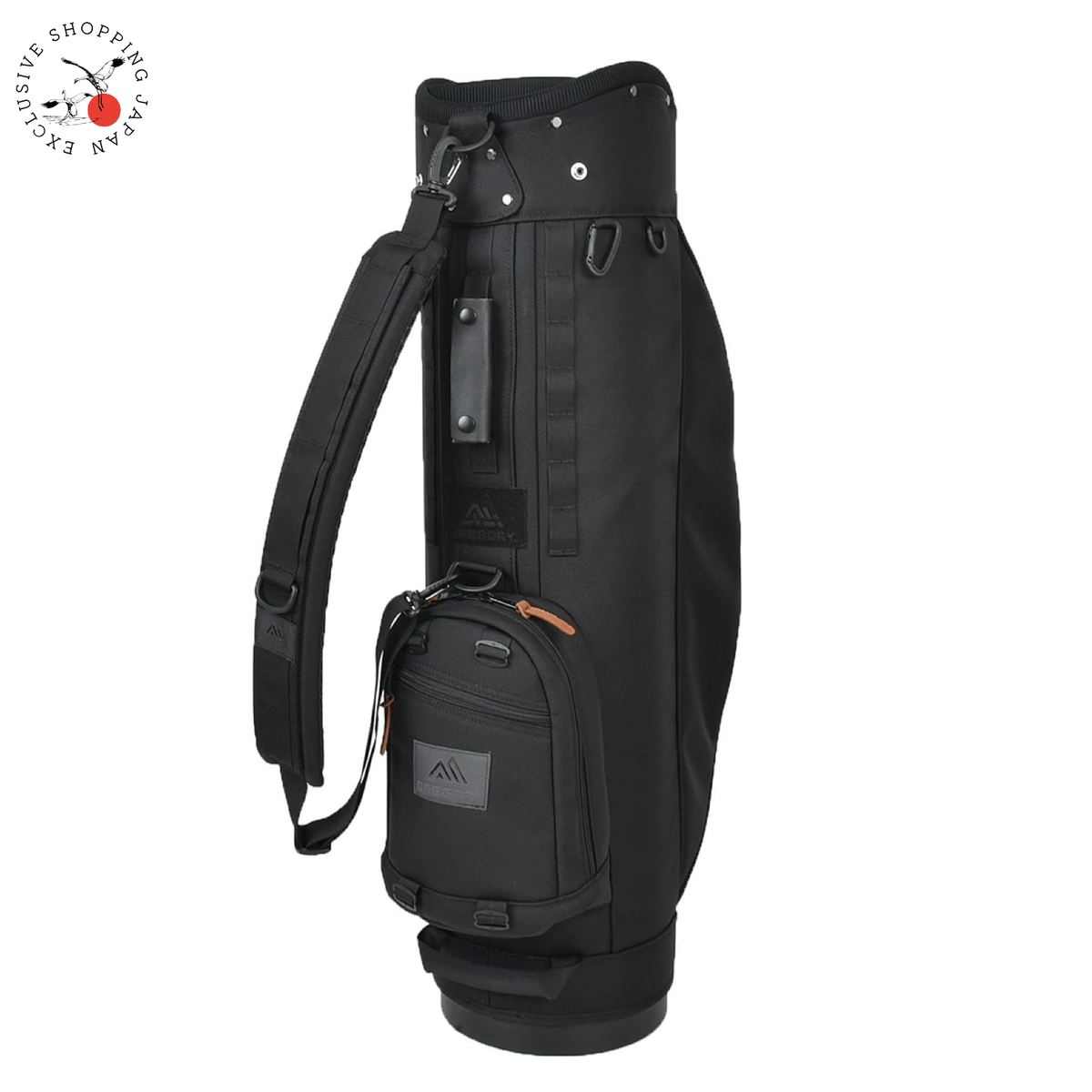 GREGORY ゴルフバッグ ブラック CORDURA Gregory Golf Authentic Cart Bag Lightweight 8.5in 6-way Divider
