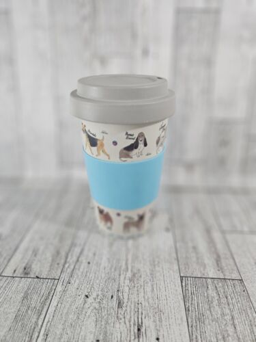 Milly Green Bamboo Travel Mug Plant Happy 2021 Dogs  - Foto 1 di 7